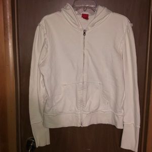 Mossimo Vintage Screen Printed Rip-up Hoodie